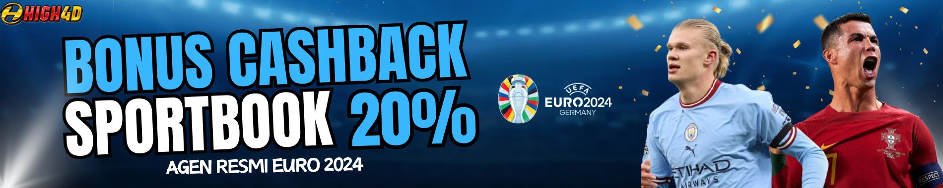 Cashback Sports up to 20%